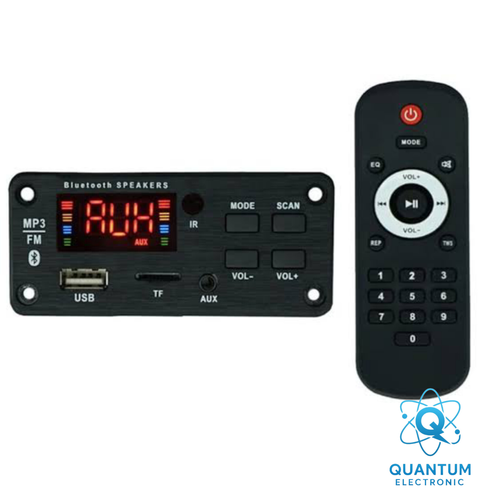 ماژول MP3 Player پنلی بلوتوثی 12V مدل Q13-v1