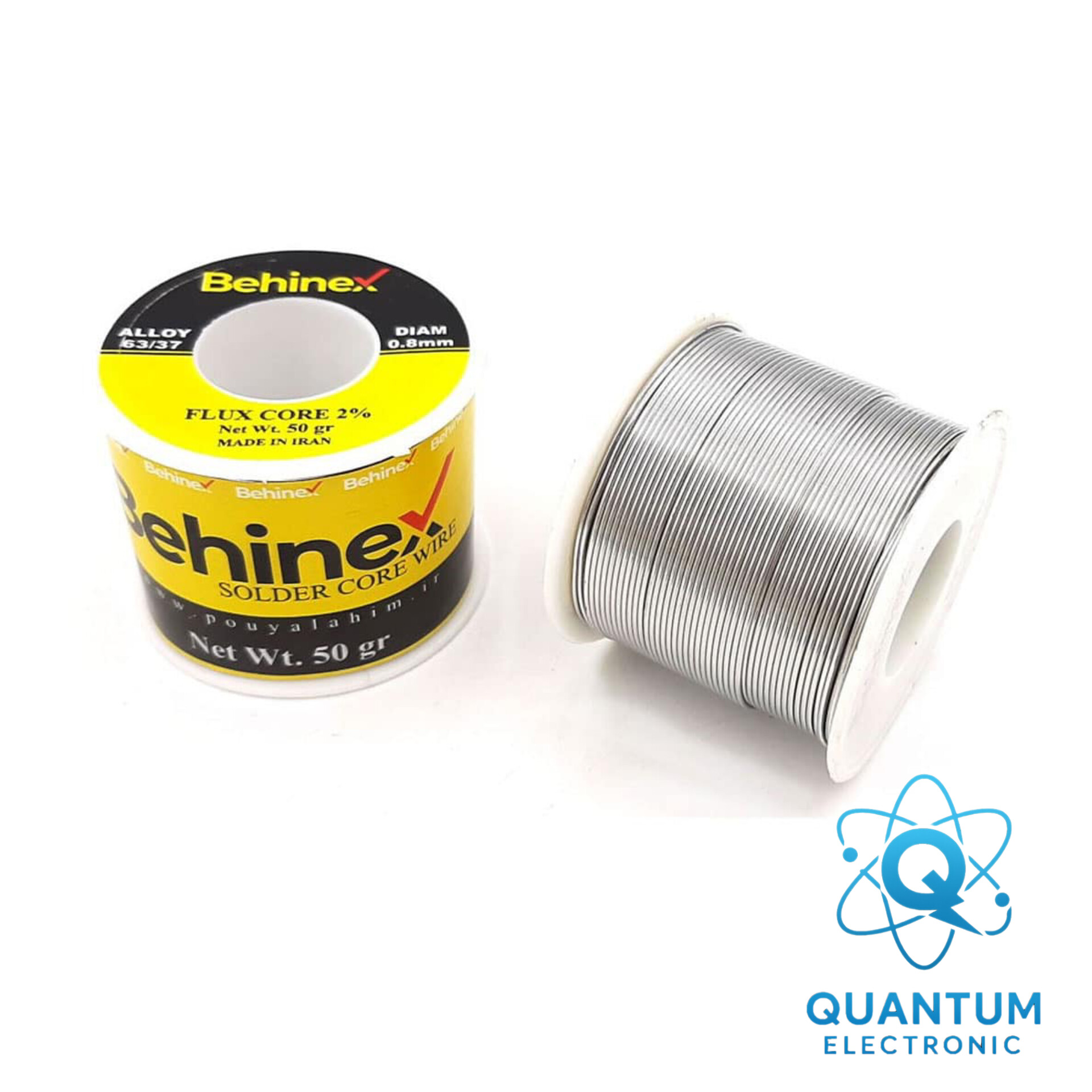 سیم لحیم بهینکس 50 گرمی 0.8mm